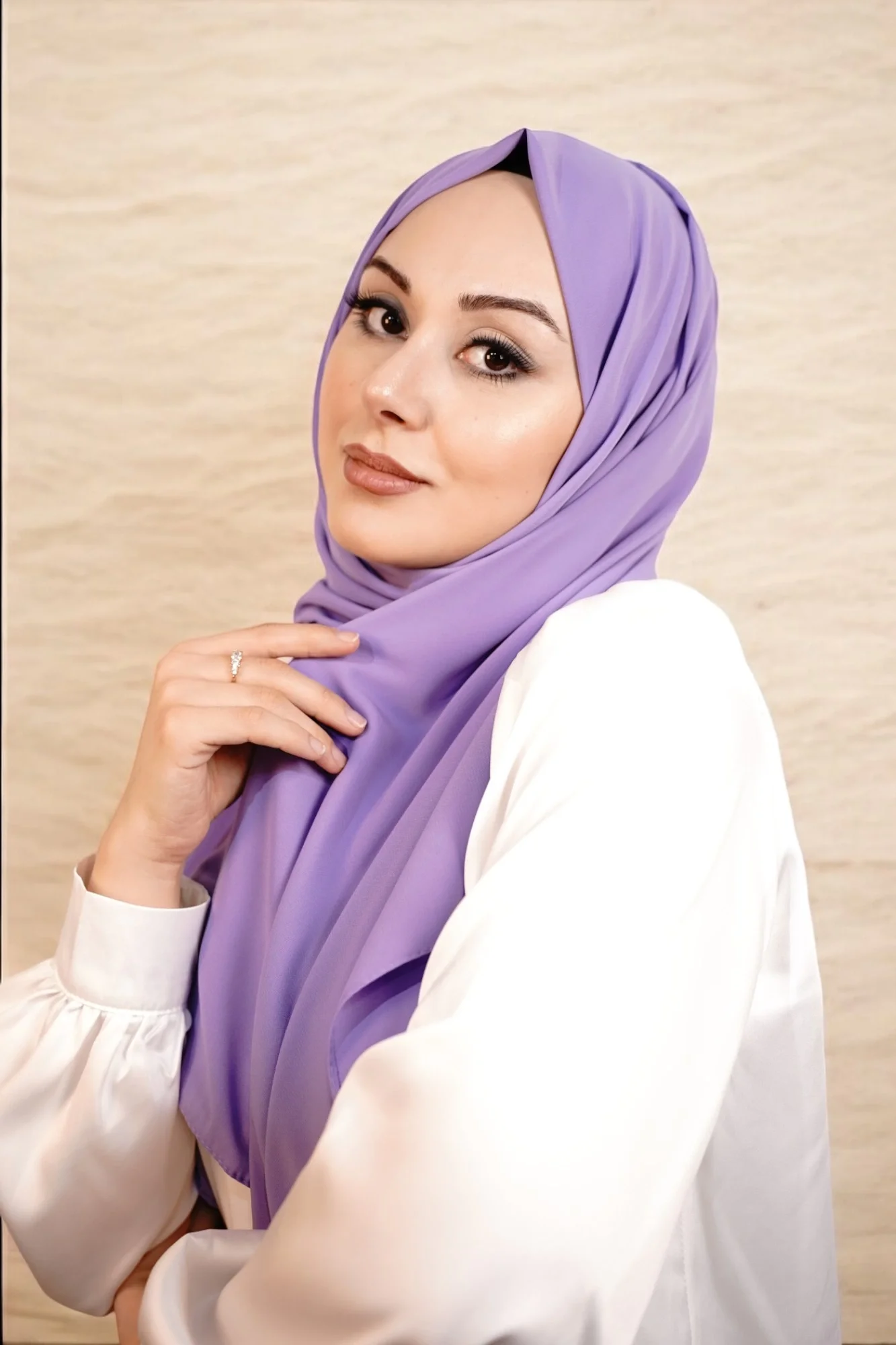 Medine İpeği Lüks Seri - Lila