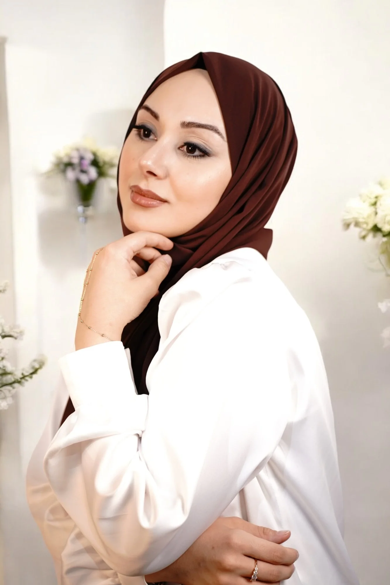 Medine İpeği - Bordo